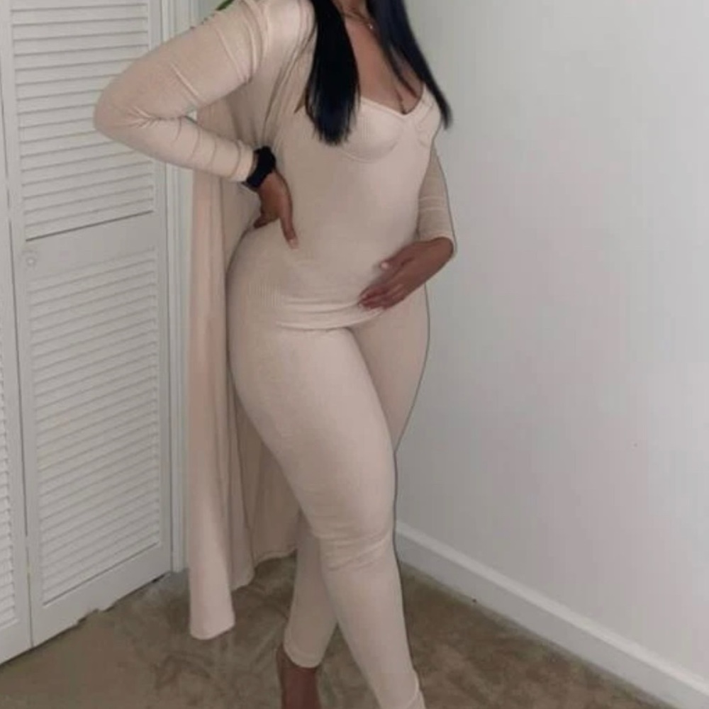 Jumpsuit with coat